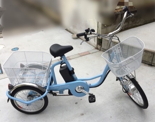 【お話中】✨美品✨電動アシスト三輪自転車