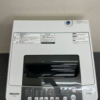 ハイセンス　洗濯機　5.5kg　2018年製　DS041414