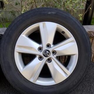 ６０ハリアー純正１７インチアルミホイール・タイヤセット