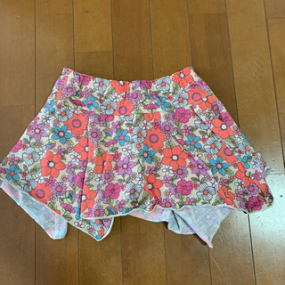 【ネット決済】花柄スカート♡インナーパンツ付き120サイズ