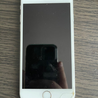 iPhone6s シルバー 16G au 画面割れ少しあり。