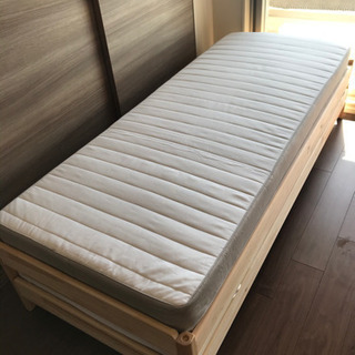 IKEA セミシングルベッド2セット【取引決定】 - 家具