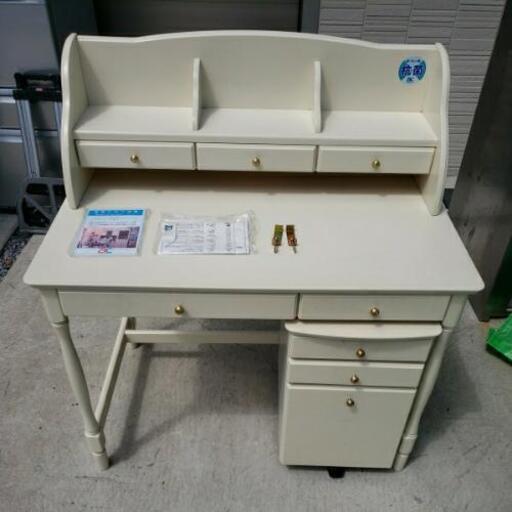 綾野製作所 クラリス 学習机 キャビネット 椅子 セット - 事務机/学習机