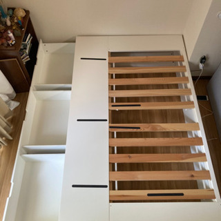 ベッドフレーム セミダブル120×200 IKEAノールドリ IKEA NORDLI ベッド