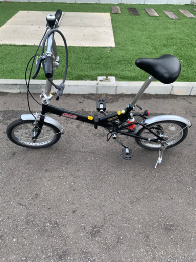折りたたみ自転車（中古）、coleman、サスペンション付き