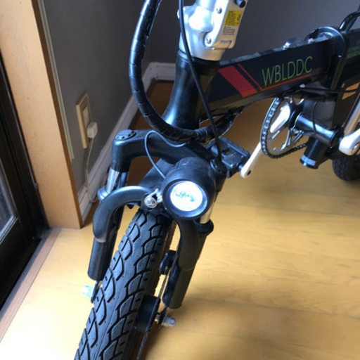 E-BIKE WBLDDC 折りたたみ 14インチ 電動アシスト自転車 充電器付