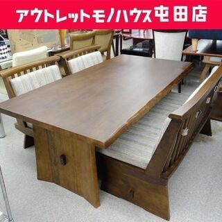 ニトリ 4人掛け ダイニングセット イス2脚 ベンチ1台 4点セット NITORI  ☆ PayPay(ペイペイ)決済可能 ☆ 札幌市 清田区 平岡 ニトリ 4人掛け ダイニングセット イス2脚 ベンチ1台 4点セット NITORI