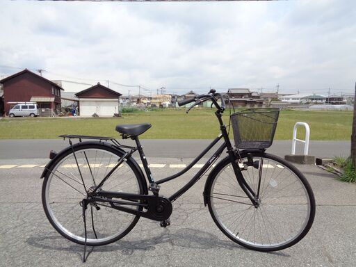 affiche 27インチ 婦人用自転車 黒 変速なし (94)