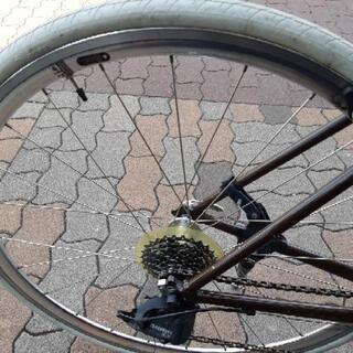 売り切れました【中古自転車】GIANT Tradist アルミ 510mm 8speed ブラウン