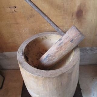 臼・杵 餅つき 臼・杵 餅つき