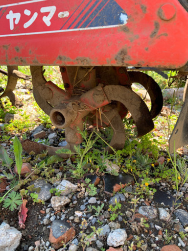 ジャンク品 ヤンマー管理機 耕運機 ガソリンエンジン PMT400 クィーン