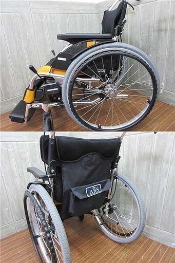 ss2316 ミキ 自走式車椅子 RX_ABS ブラック×オレンジ miki 折りたたみ ss2316 ミキ 自走式車椅子 RX_ABS ブラック×オレンジ miki 折りたたみ