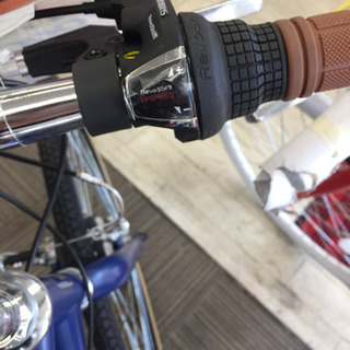 4/15  【綺麗・未使用・新品】700Cクロスバイク ブルーでシックな自転車  6段変速