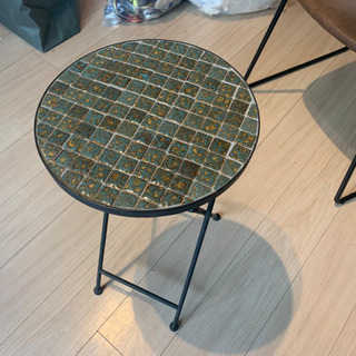 【ネット決済】おしゃれカフェ風サイドテーブル折畳式