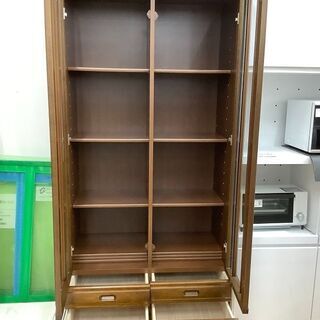 収納家具 大容量！ハイタイプのモダンでオシャレな書棚です！
