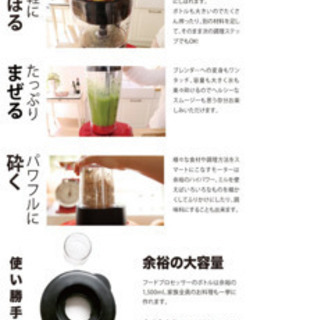 フードプロセッサー　山本電気　Ferrano 複合機 ホワイト