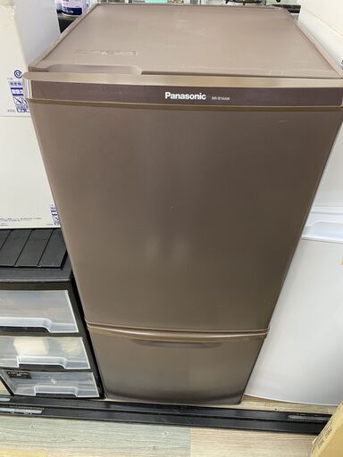 【パナソニック】冷蔵庫　NR-B14DW-T　138L　右開き　ブラウン　2018年式