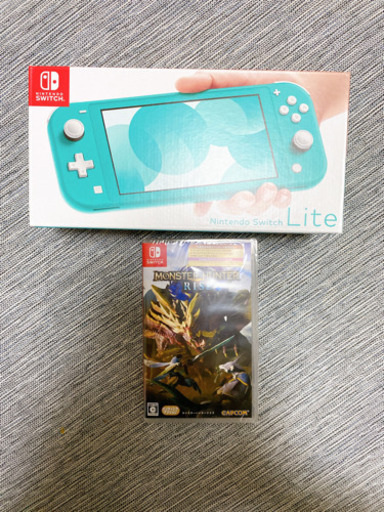 新品未使用 ニンテンドースイッチ ライト モンハンセット | alfasaac.com