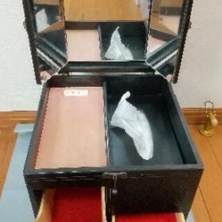 【ご成約済み】三面鏡付き卓上メイクボックス