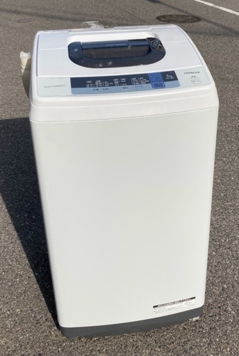 【RKGSE-524】特価！日立/5kg/全自動洗濯機/NW-50C/中古/2019年製/当社より近隣地域無料配達