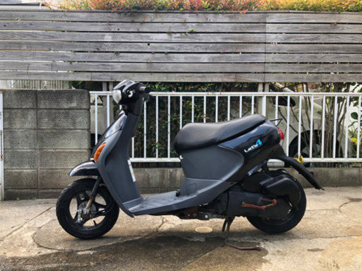 原付　SUZUKI レッツ4ブラック　実働車 原付 SUZUKI レッツ4ブラック 実働車