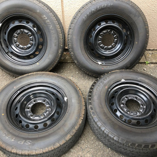 【ネット決済・配送可】20年製 DUNLOP 195/80R15...