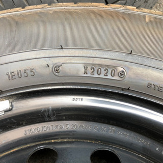 20年製 DUNLOP 195/80R15 107/105N LT ＋ハイエース純正ホイール