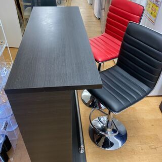 M9349 カウンター+チェアセット　家具　バーカウンター　ハイチェア　送料B　札幌　プラクラ南9条店　カード決済可能 M9349 カウンター+チェアセット 家具 バーカウンター ハイチェア 送料B