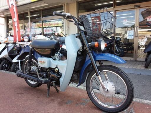 NO.3769　バーディー５０　セル付き　４サイクルエンジン　３速　ブルー　☆彡