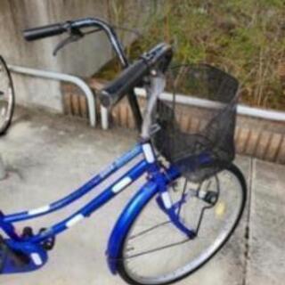 【ネット決済】【格安セール】自転車　青色　