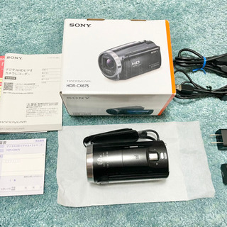 美品 ソニー SONY ビデオカメラ HDR-CX675 ブラック