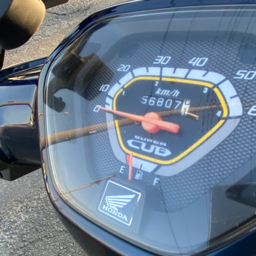 AA04 スーパーカブ50 タイヤ前後新品 一発始動 セルキック併設 4速