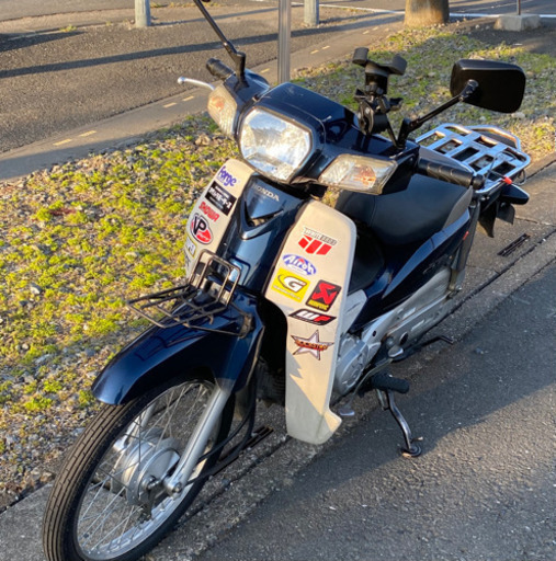 AA04 スーパーカブ50 タイヤ前後新品 一発始動 セルキック併設 4速