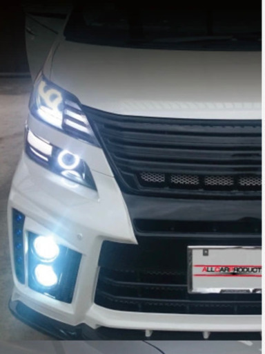 トヨタ ヴェルファイア20系イカリングカスタムヘッドライト