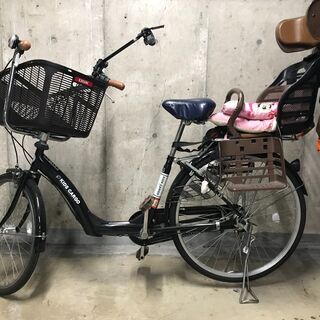 【ネット決済】子供乗せ自転車 ３人乗り対応 引き取り ママチャリ...