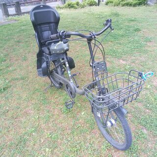  子供乗せ自転車　ビッケツーb　内装3段変速　20型　点灯虫　チャイルドシート付