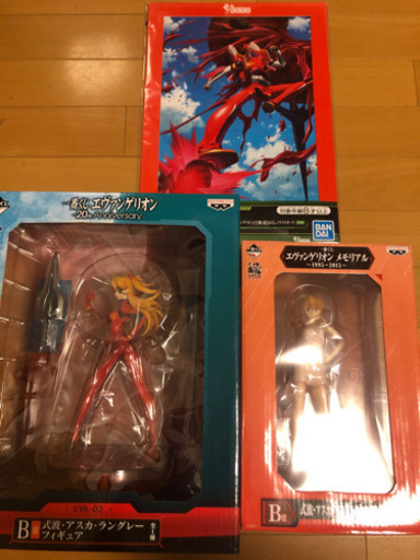 エヴァ　アスカフィギアなど