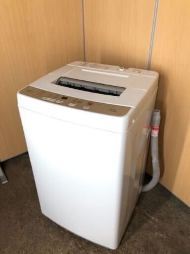 【江戸川区送料無料！】6kg洗濯機 2019年製 アクア AQW-S60G