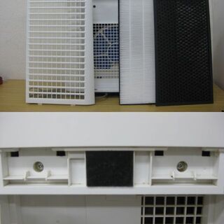 SHARP シャープ 加湿空気清浄機 KC-H50-W ホワイト 2019年製 プラズマクラスター フィルター交換済み