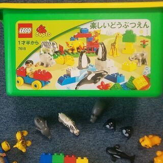 美品！LEGO duplo 楽しい動物園☆7618