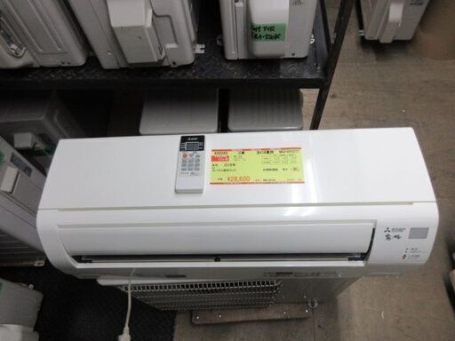 K02243　三菱　中古エアコン　主に6畳用　冷2.2kw／暖2.5kw