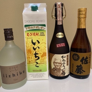 お取引中です。麦焼酎4本 【公式通販】