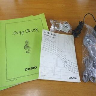 カシオ 光ナビゲーション 電子キーボード 61鍵盤 動作品 ACアダプター