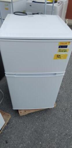YAMADA  ハーブリラックス冷蔵庫　90L2019年製6月保証クリーニング済み41604