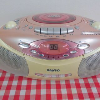 ★SANYO　CDラジオカセットレコーダー★