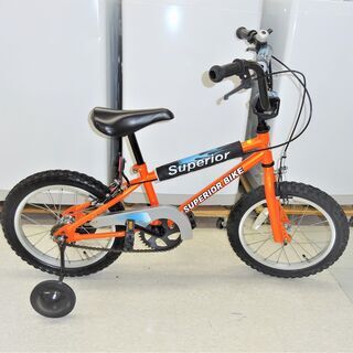 USED　子供用自転車（オレンジ）　16インチ