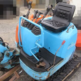 日立 油圧ショベル EX15U-1B 5167時間 可変脚 ミニユンボ ユンボ 重機 建設 水道 工事 中古