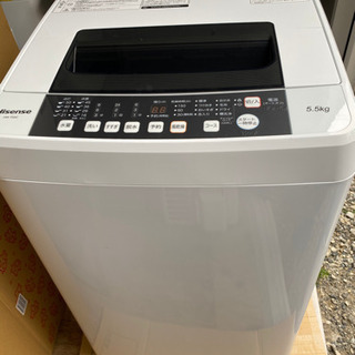 激安‼️分解洗浄済み‼️ハイセンス洗濯機5.5kg 2018年