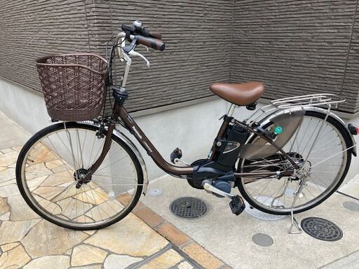 バッテリー最高レベル！大容量8AhPanasonic　電動自転車　ビビDX　26インチ　電動自転車　電動アシスト自転車　416④