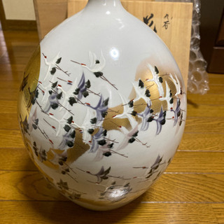 九谷焼　花瓶　光崖窯　高明(たかあきら)作　新品未使用